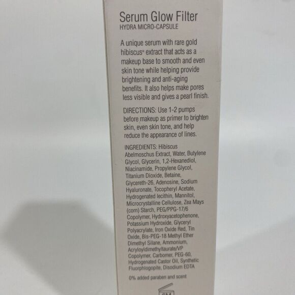 Skin Inc Serum Glow Filter Gold Hibiscus Extract Makeup Base- 1 oz New! - Picture 4 of 5